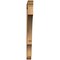 Ekena Millwork Balboa Traditional Rough Sawn Bracket, Western Red Cedar, 4"W x 48"D x 48"H BKT04X48X48BOA01RWR - alternate 4